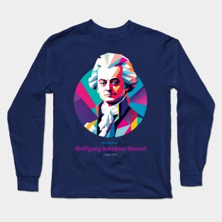 Mozart in wpap Long Sleeve T-Shirt